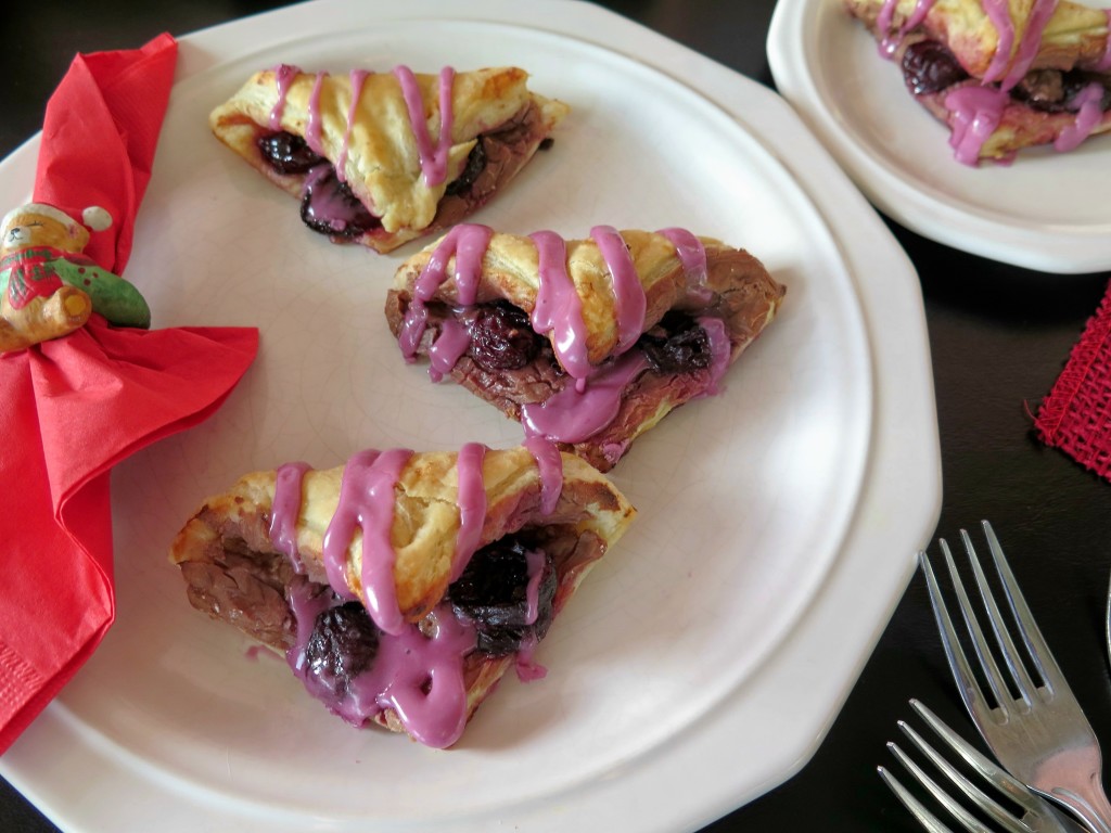 Dark Cherry Chocolate Cheese Danish