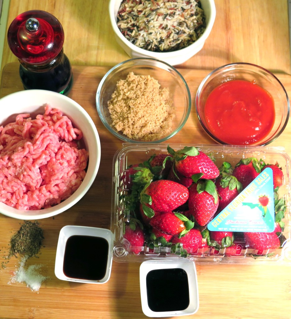 strawberry bbq meatball ingredients