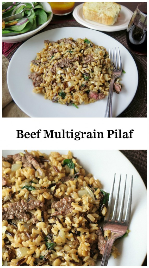 Beef Multigrain Pilaf collage