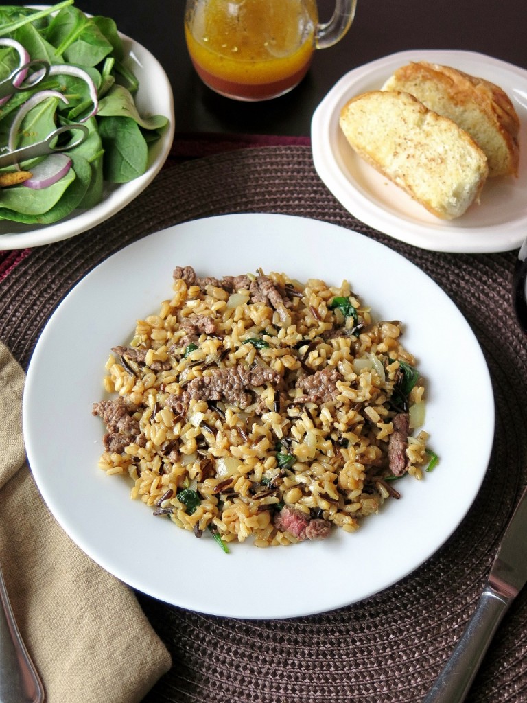 Beef Multigrain Pilaf dinner