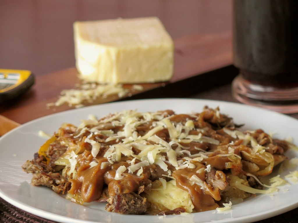 Beefy Beer and Red-Eye Gravy Poutine 