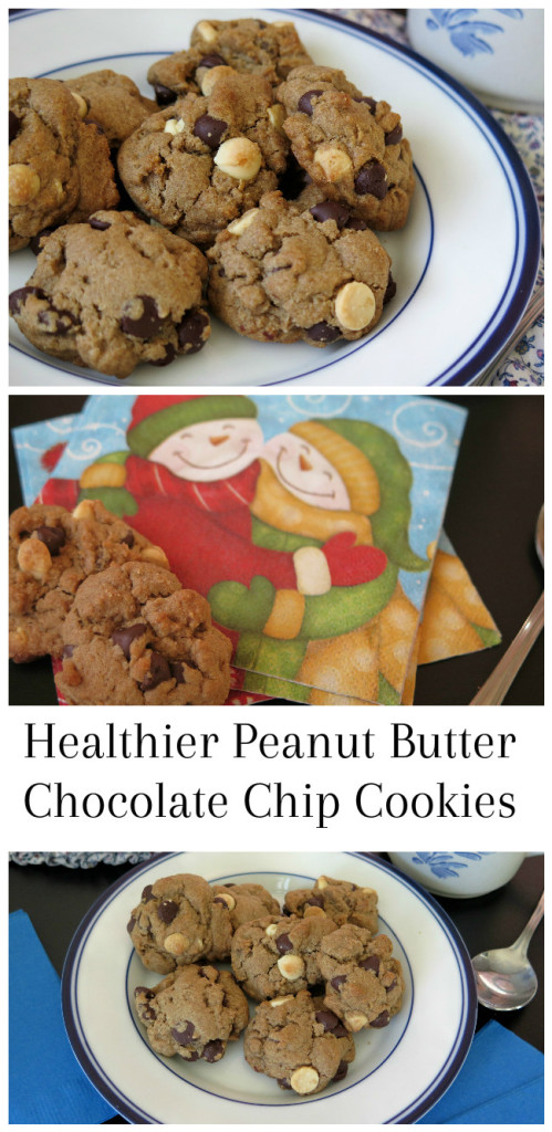 Healthier pb choc cookies