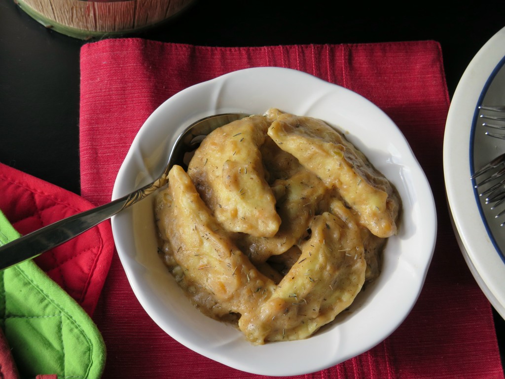 Sweet Potato Pierogies table