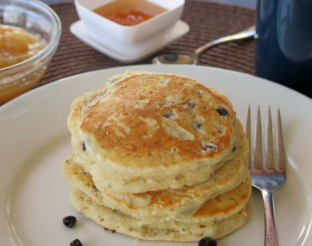 Fruity Hemp Seed Pancakes