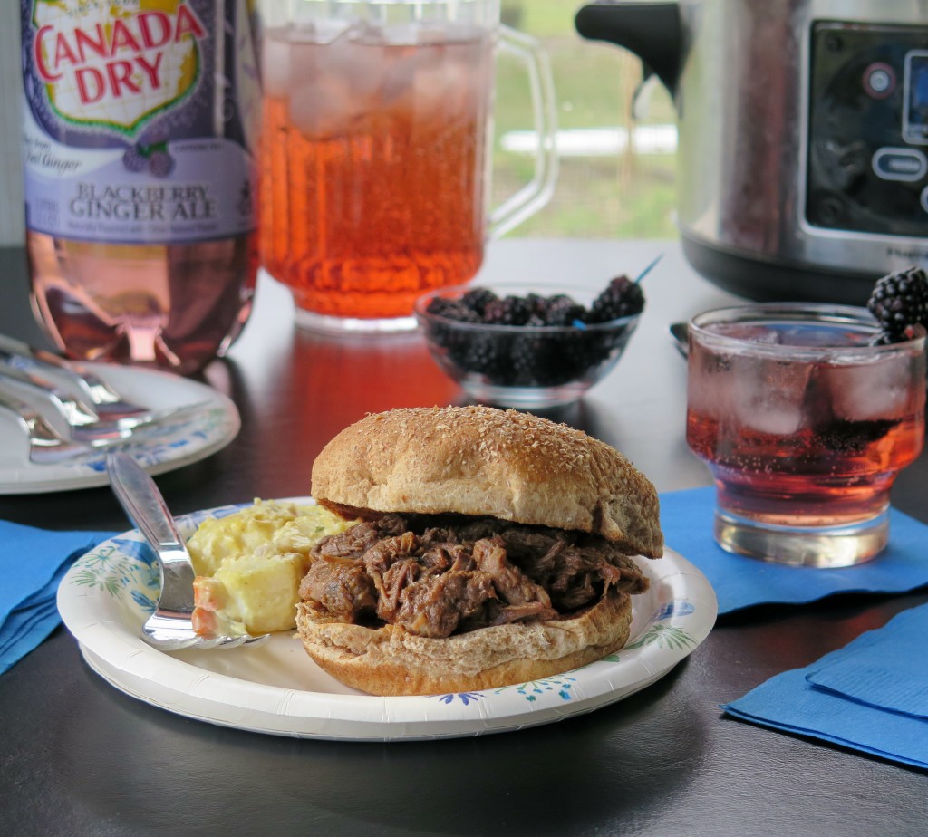 Canada Dry® Blackberry Ginger Ale BBQ set