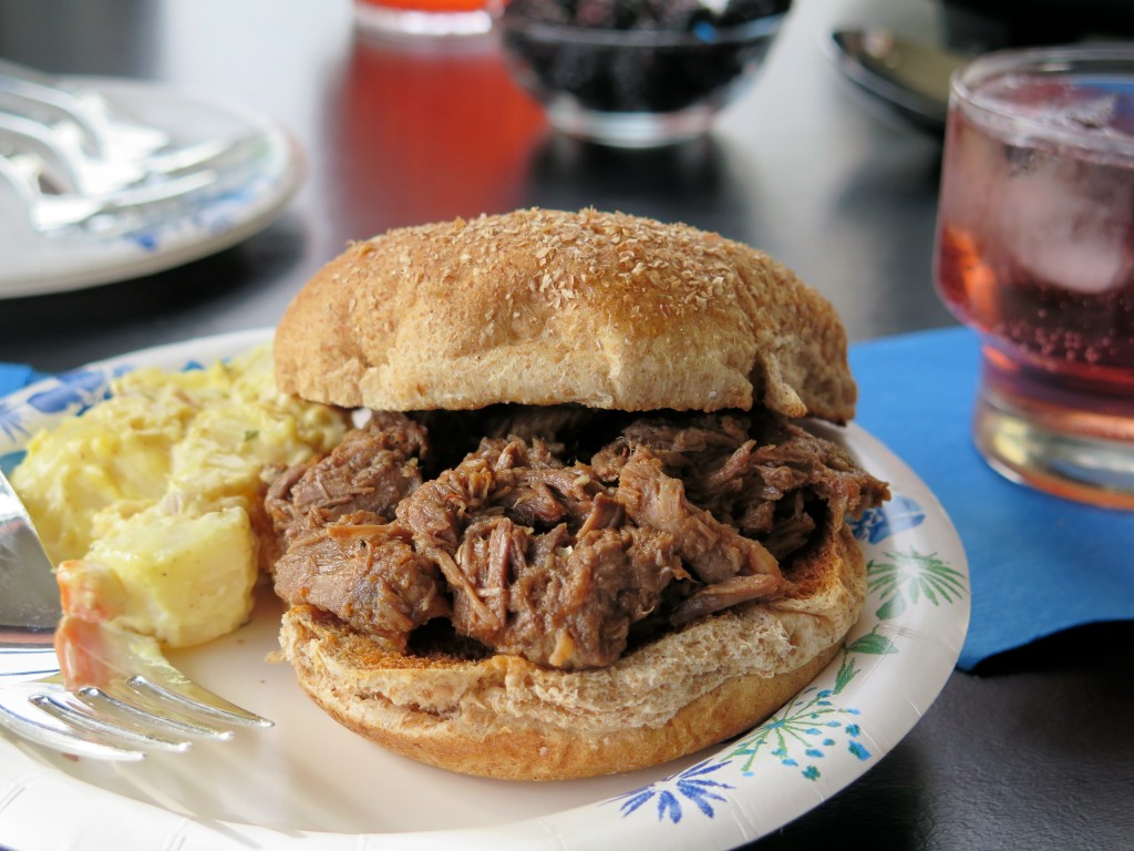 Canada Dry® Blackberry Ginger Ale Beef BBQ Sandwich