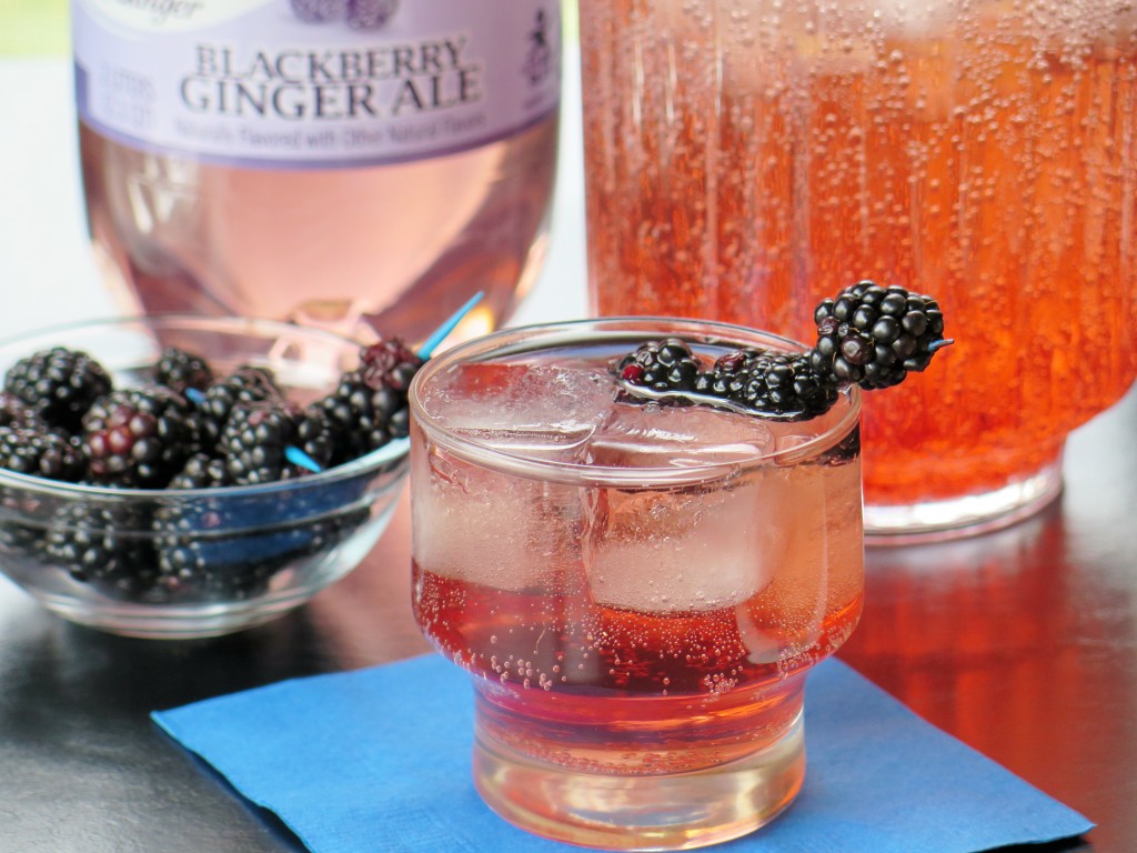 Canada Dry® Blackberry Ginger Ale Blackberry Ginger Sipper w bottle