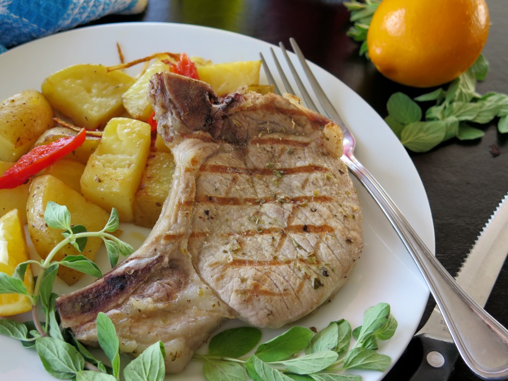 Brizola Greek Pork Chops