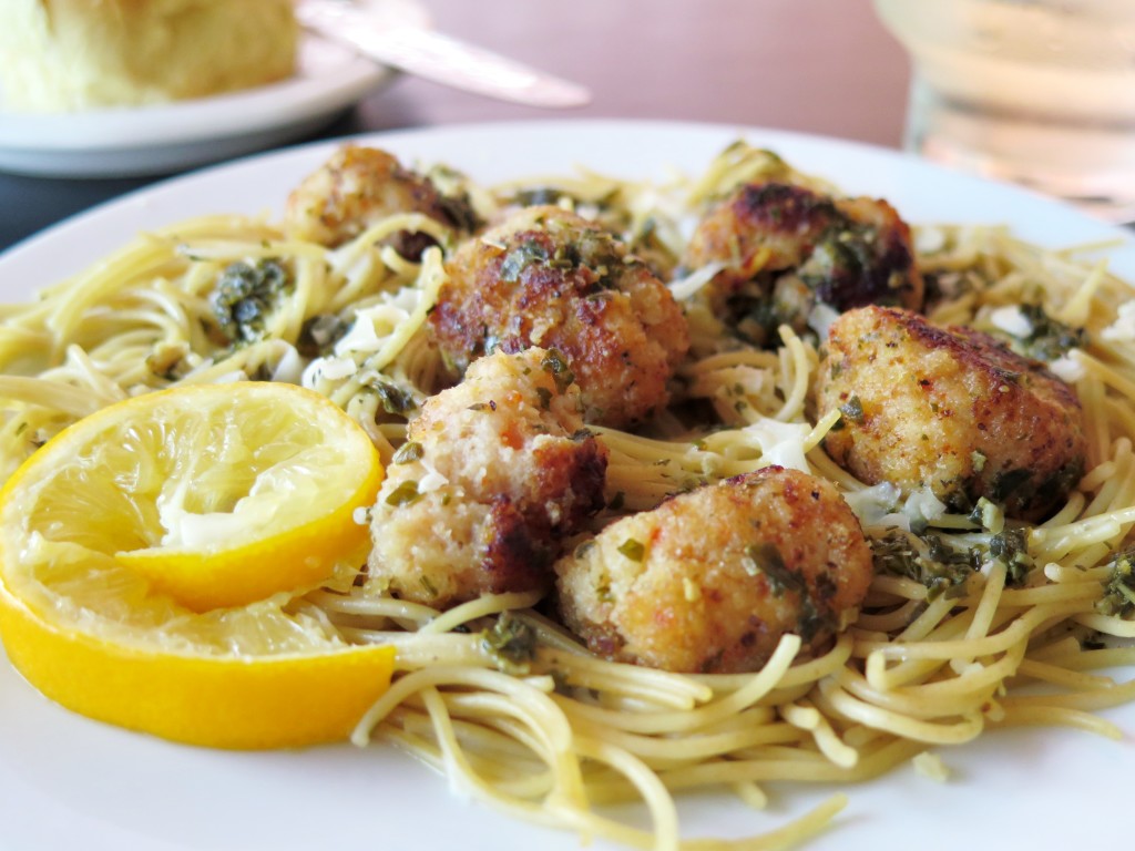 Garlicky Shrimp Meatballs