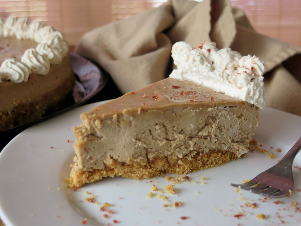 Root beer Float Cheesecake slice