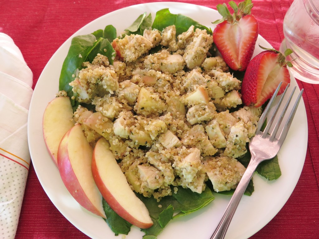 Chicken Quinoa and Apple Salad