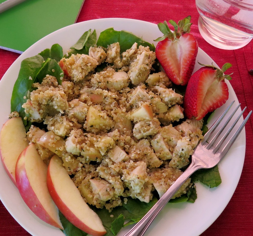 Chicken Quinoa and Apple Salad