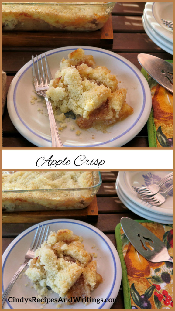 apple crisp collage