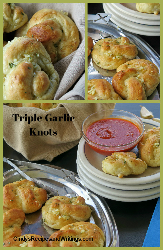 triple garlic knots