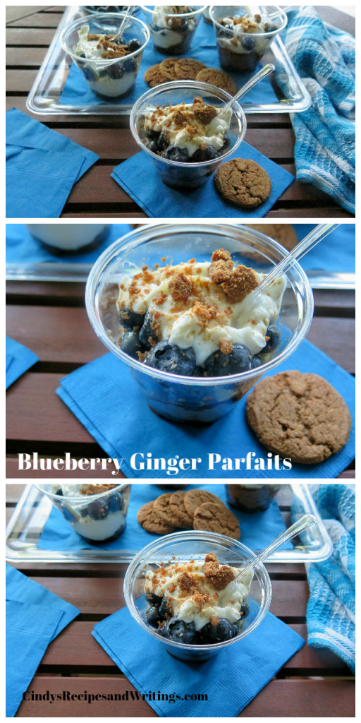 Blueberry Ginger Parfaits