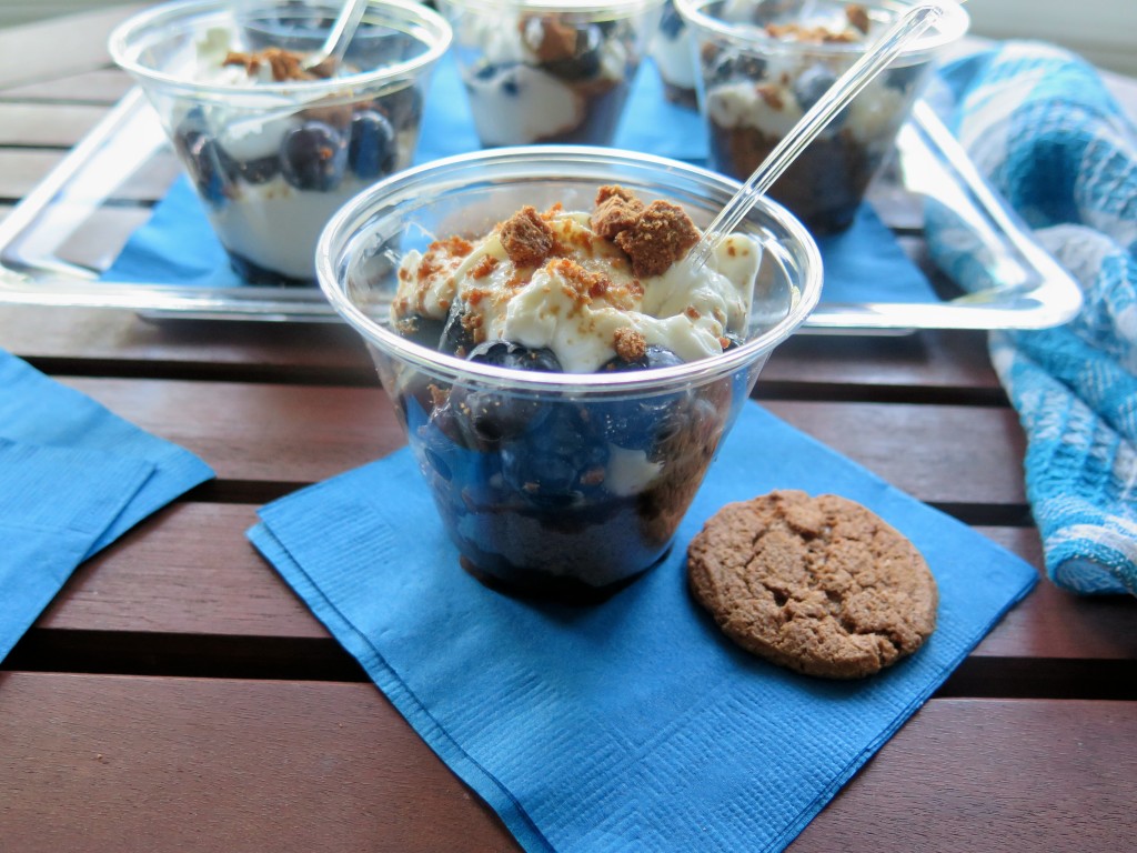 Blueberry Ginger Parfaits cups