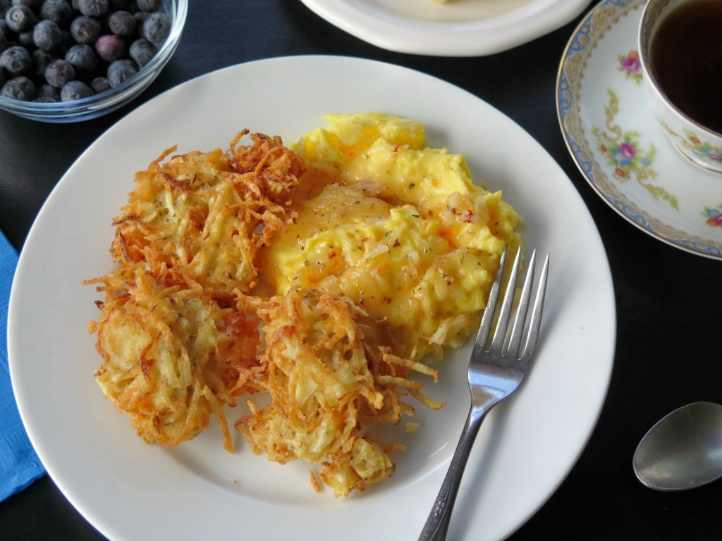 Cheesy Hash Brown breakfast