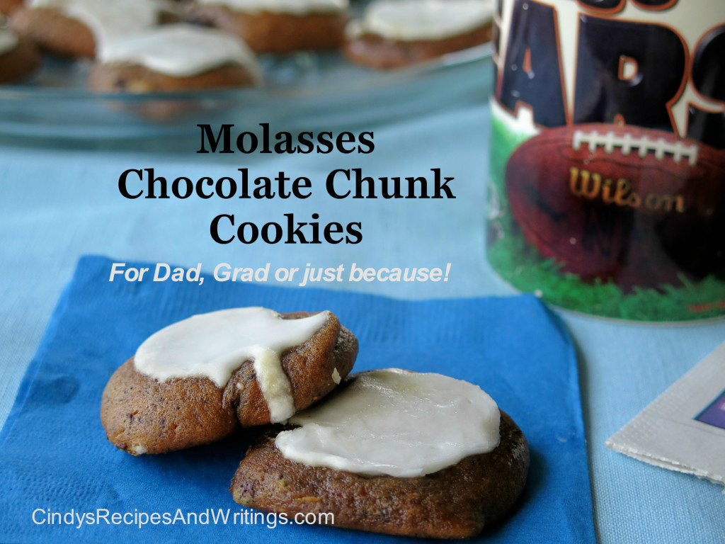 Molasses Chocolate Chunk Cookies