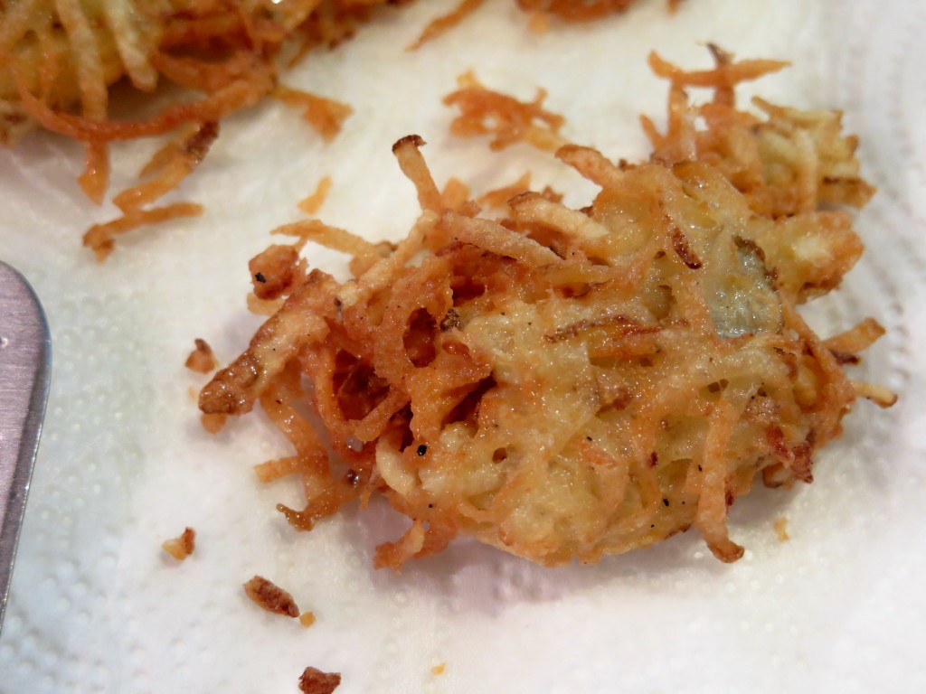 cheesy hash browns drain