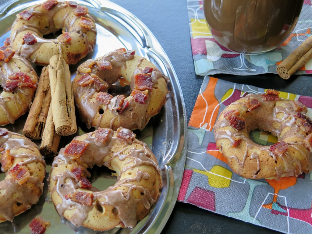 Cinnamon Bacon Doughnuts