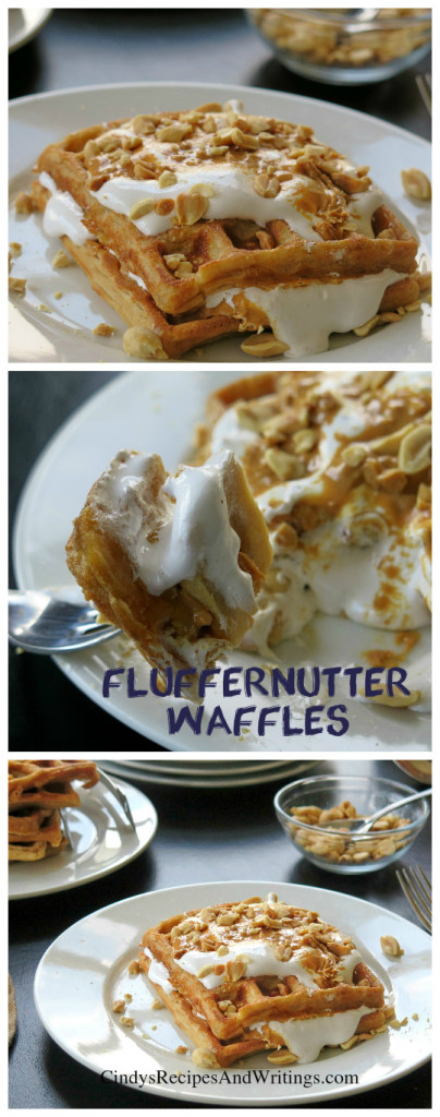 Fluffernutter Waffle trio