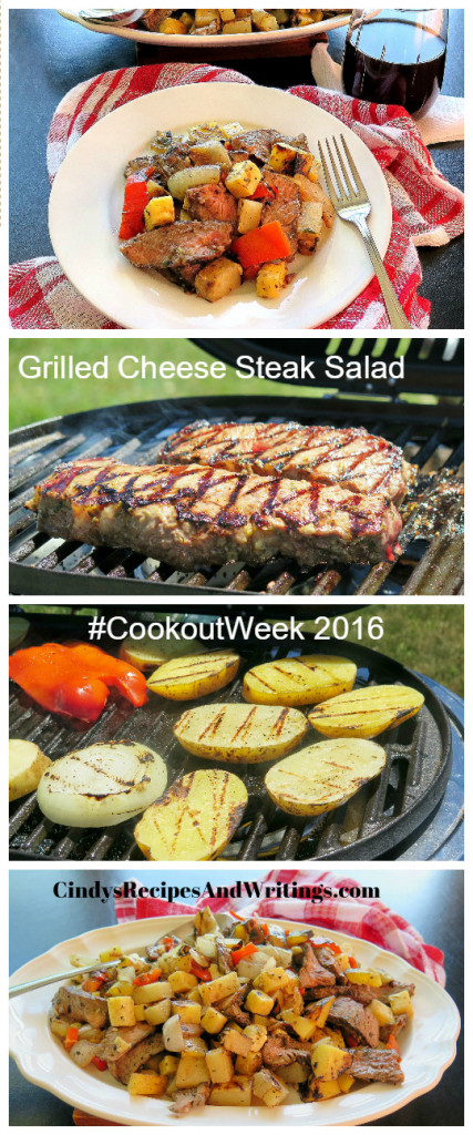 Grilled Cheese Steak Salad cookoutweek