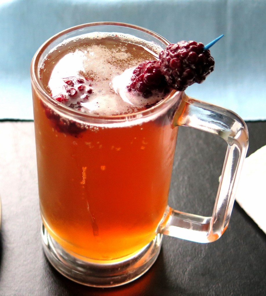 Boozy Blackberry Beer Cocktail 