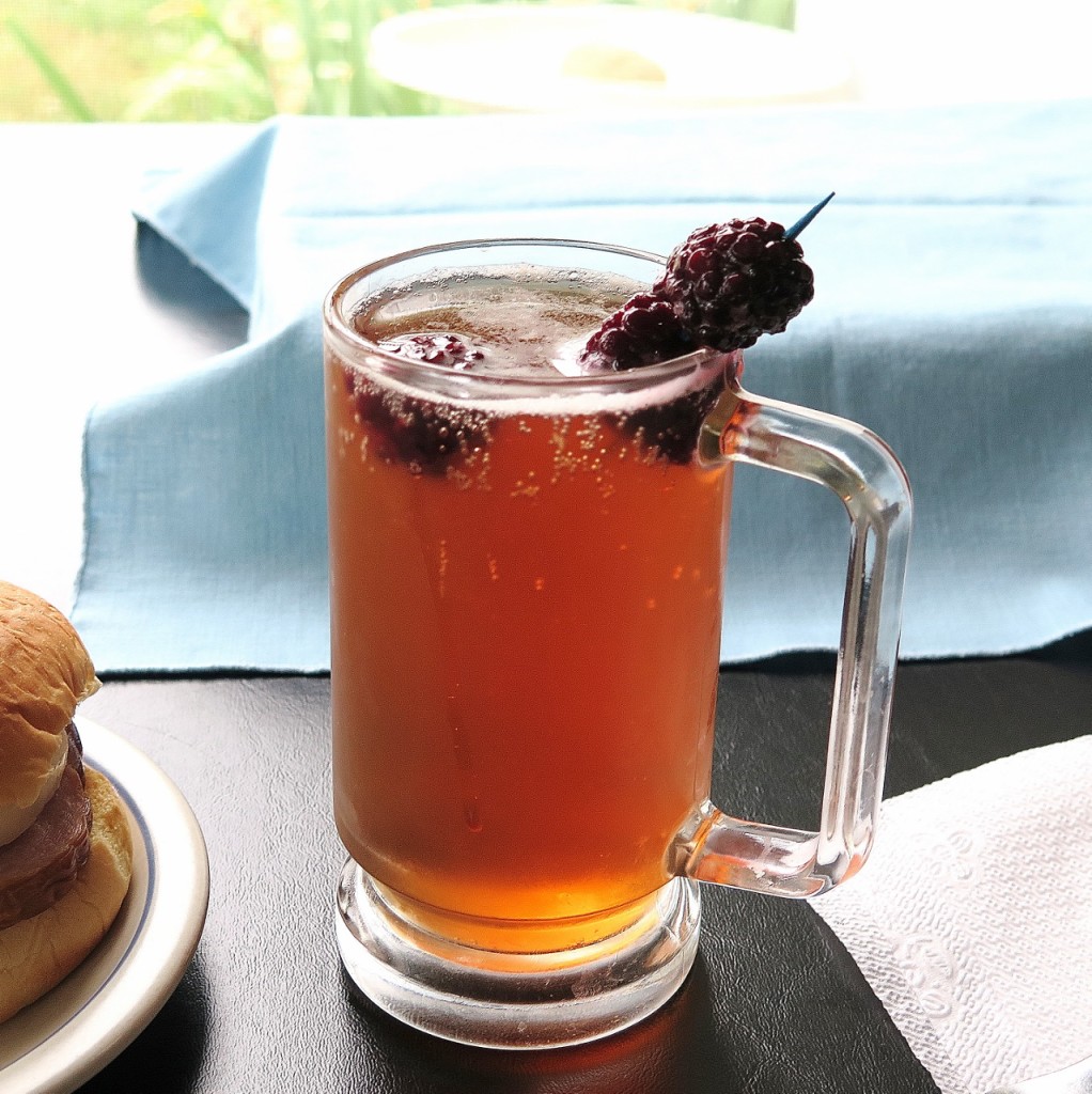 Boozy Blackberry Beer Cocktails 