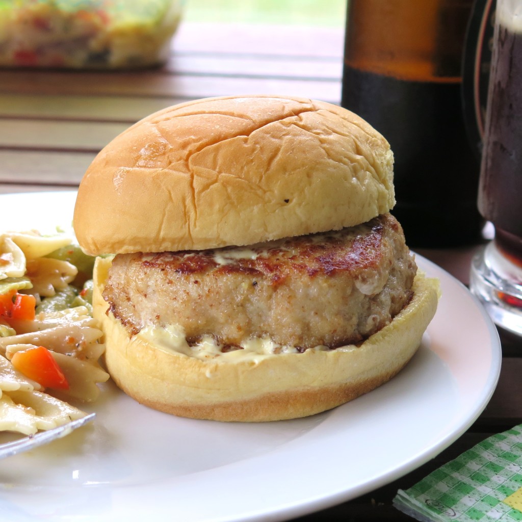 Chicken Cordon Bleu Burger bun