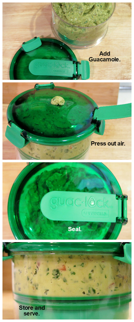 Guac-Lock steps