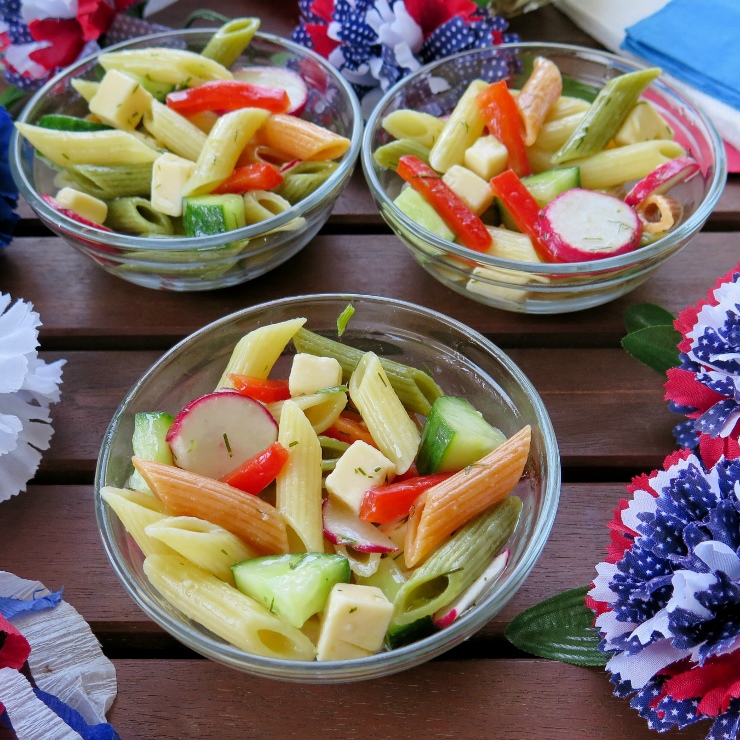 Yankee Doodle Noodle Salad 