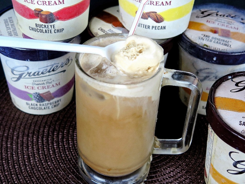 Salted Caramel Coffee Float