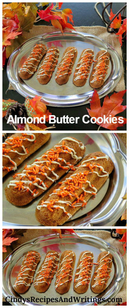 Almond Butter Cookies collage