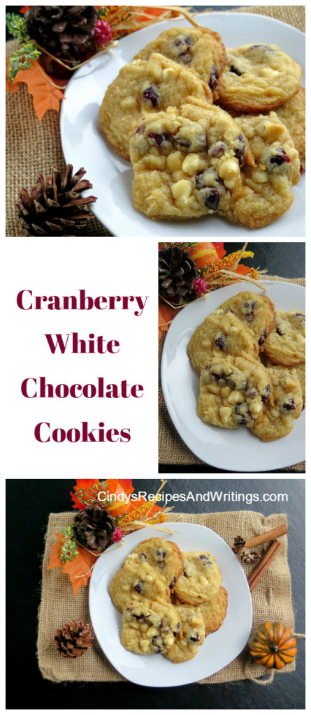 Cranberry White Chocolate Cookies