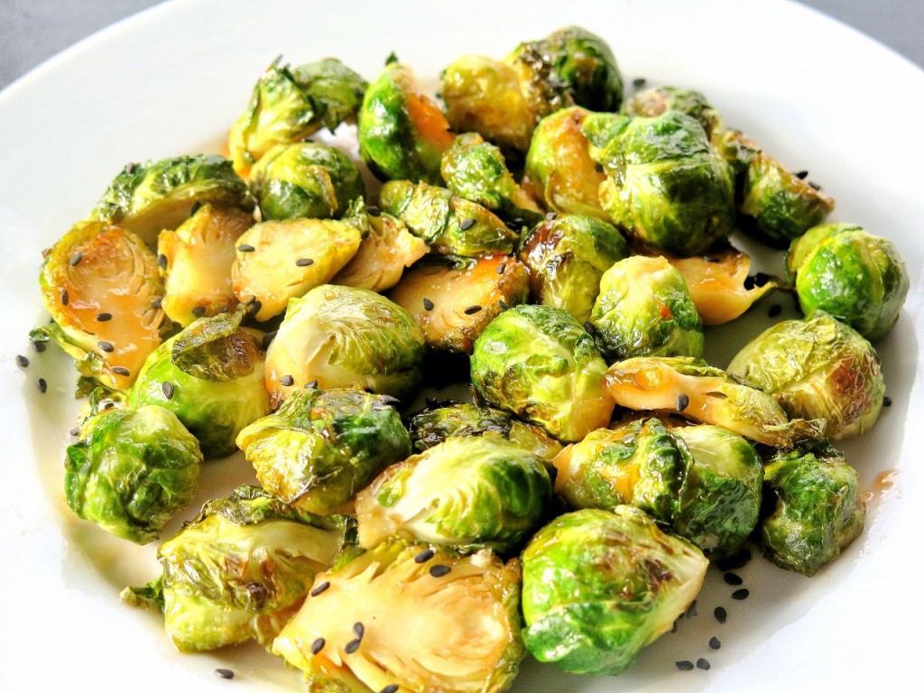 Easy Sweet Asian Brussels Sprouts