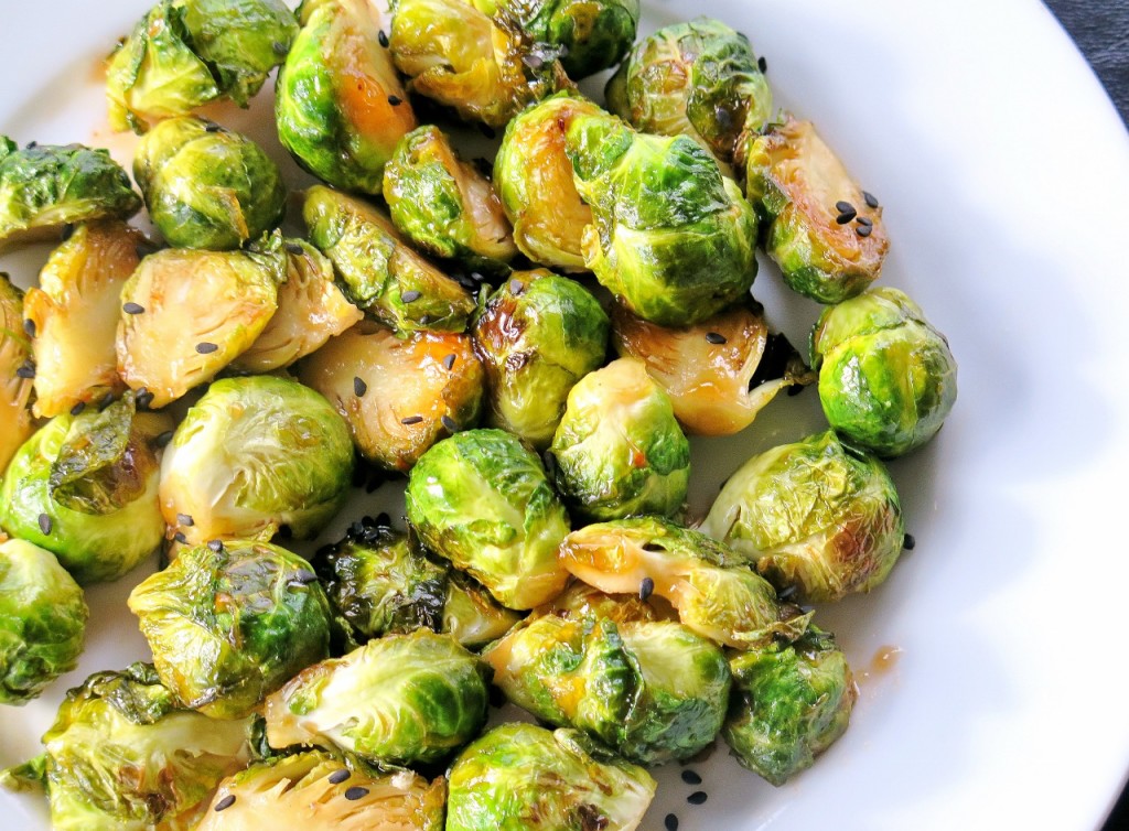 Easy Sweet Asian Brussels Sprouts