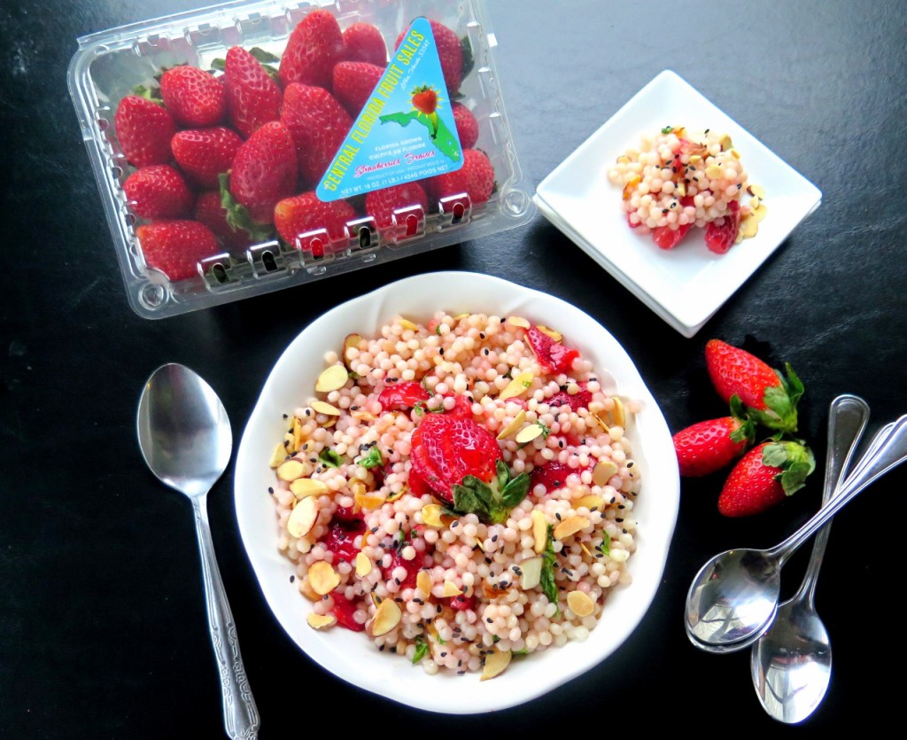 Strawberry Almond Couscous