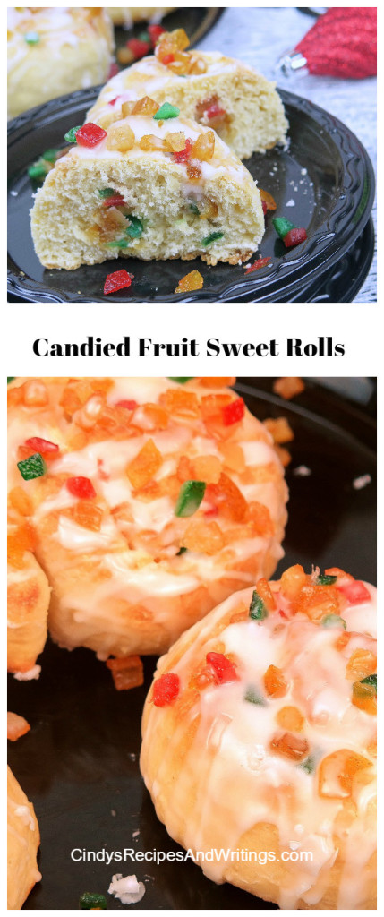 Candied Fruit Sweet Rolls