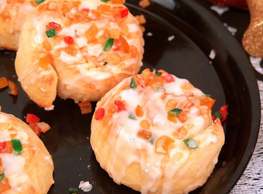 Candied Fruit Sweet Rolls