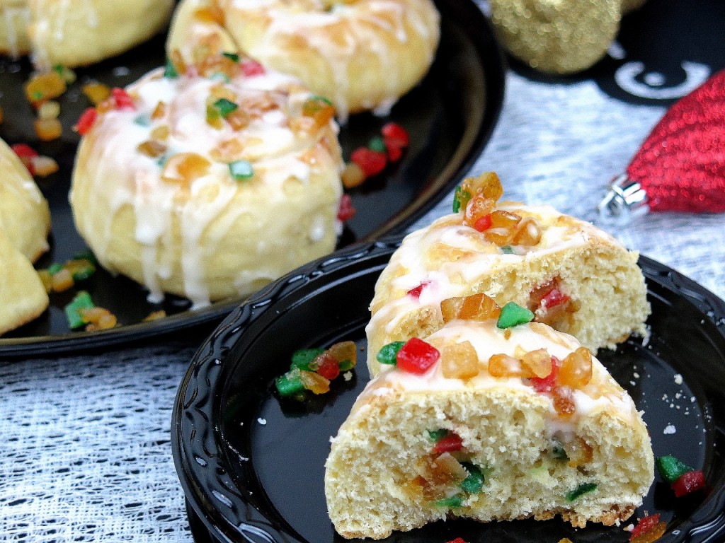 Candied Fruit Sweet Rolls