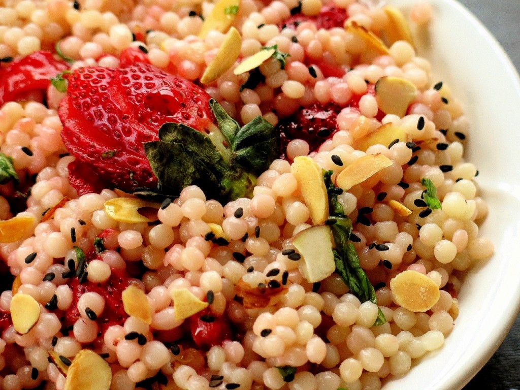 Strawberry Almond Couscous