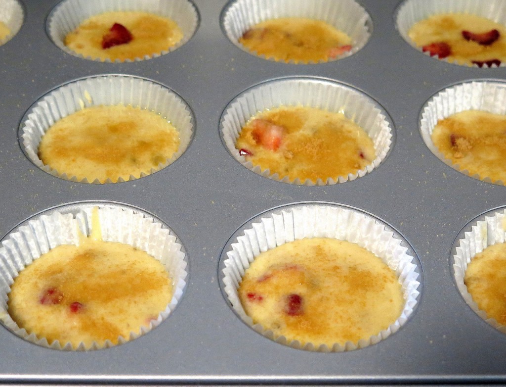 Strawberry Banana Muffins batter