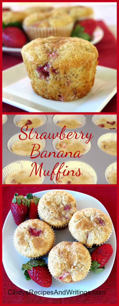 Strawberry Banana Muffins