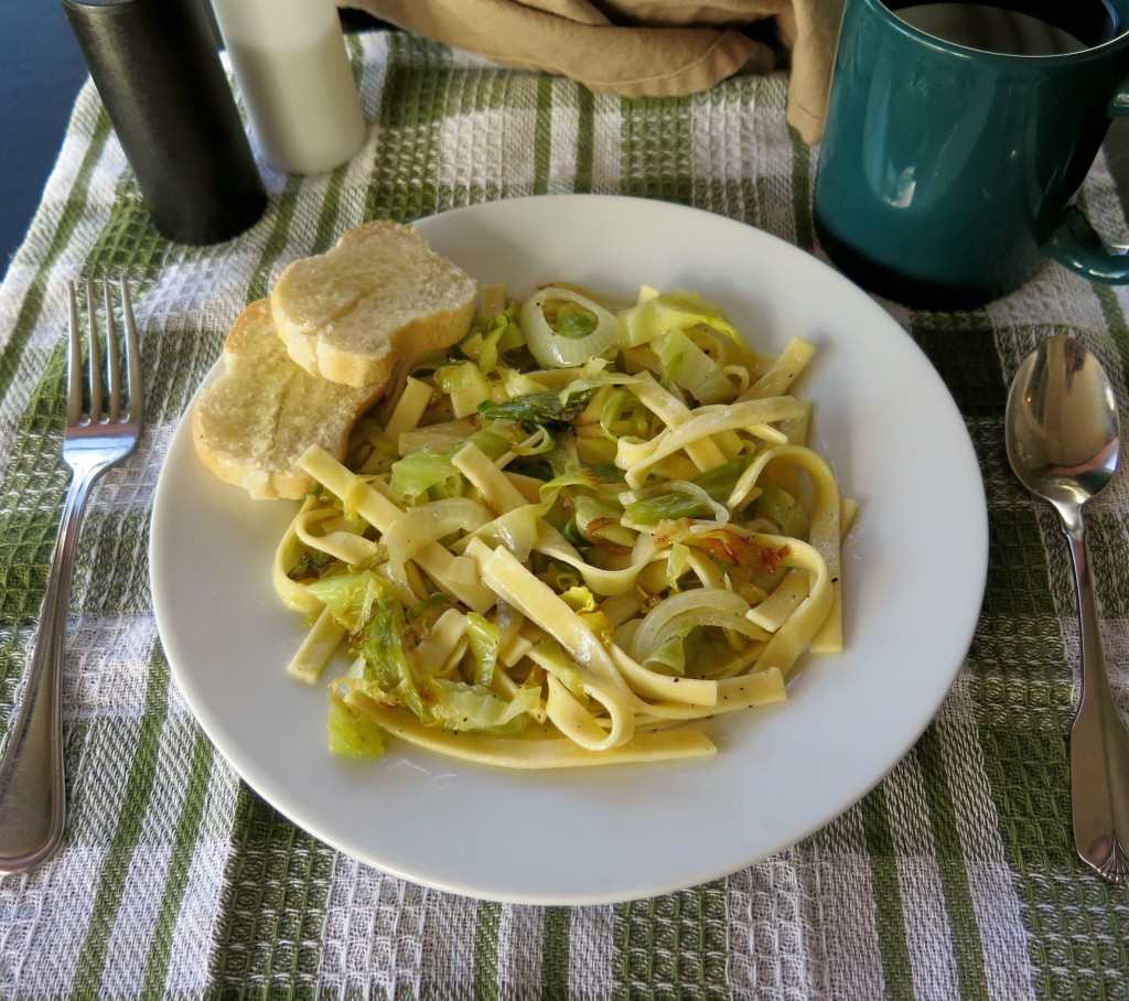 Haluski Cabbage and Noodles