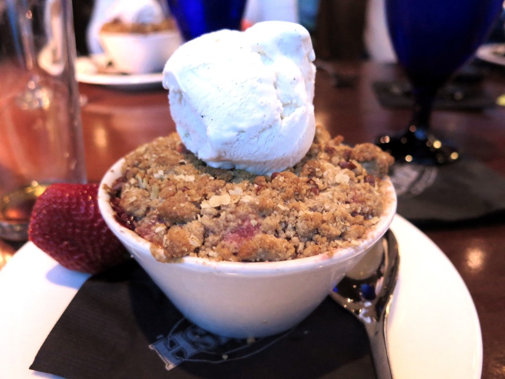 strawberry cobbler