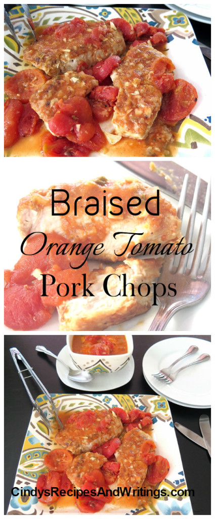 Braised Orange Tomato Pork Chops