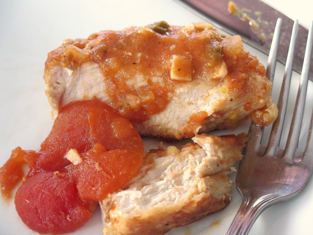 Orange Tomato Pork Chop 