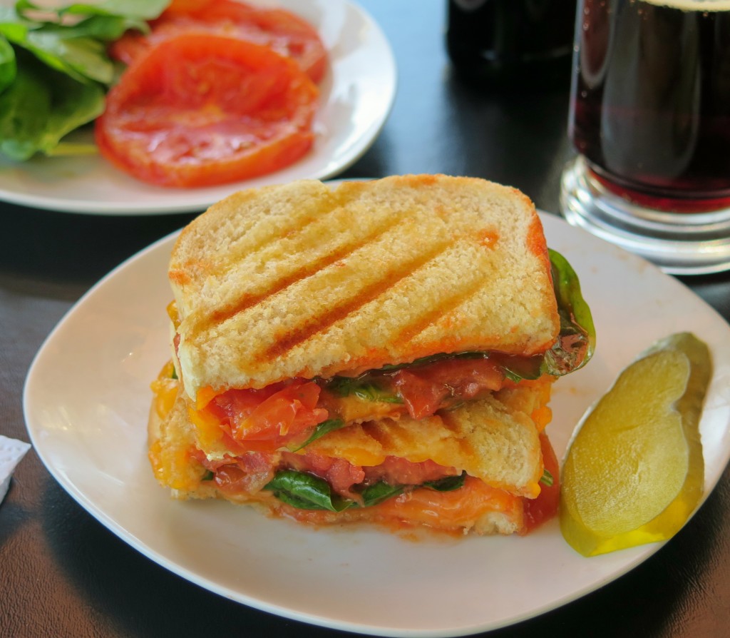 Bronzed Tomato Spinach Cheddar Panini