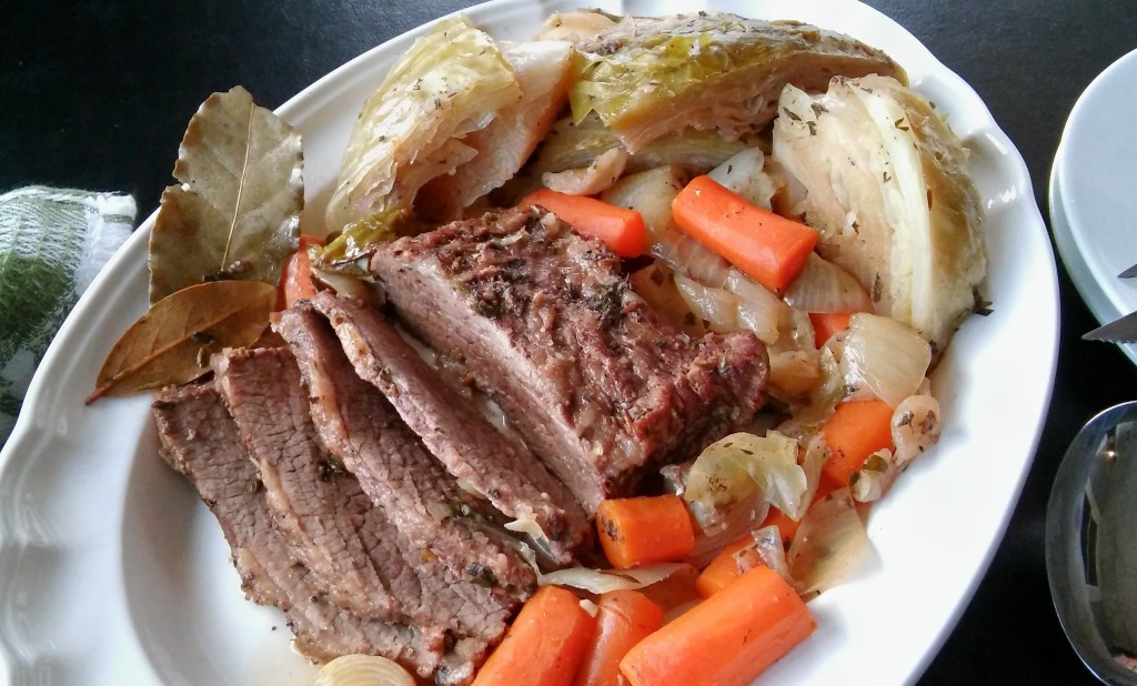 Irish Corned Beef Style dinner plate