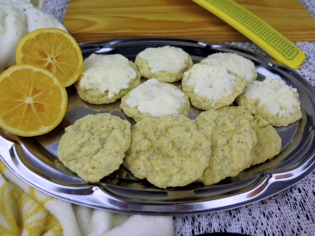 Meyer Lemon Poppy Cookies